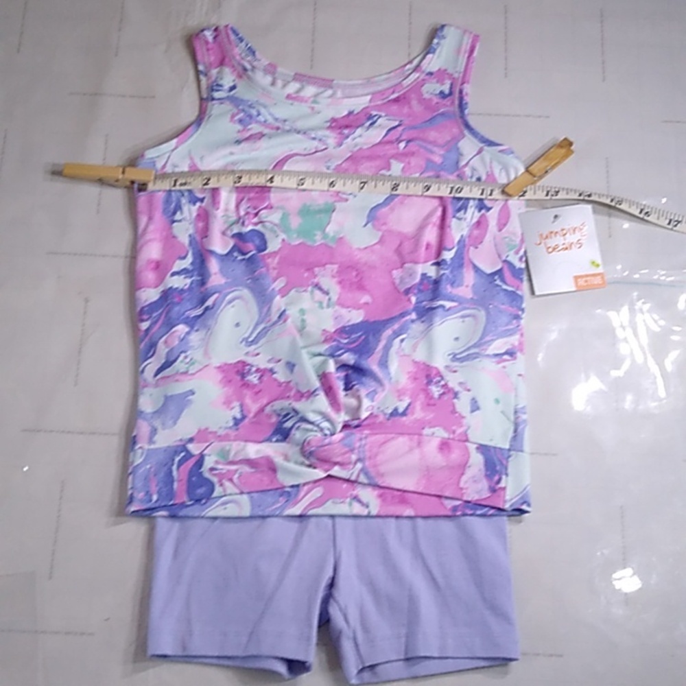 #448 new Little Girls size 4 Two-Piece set